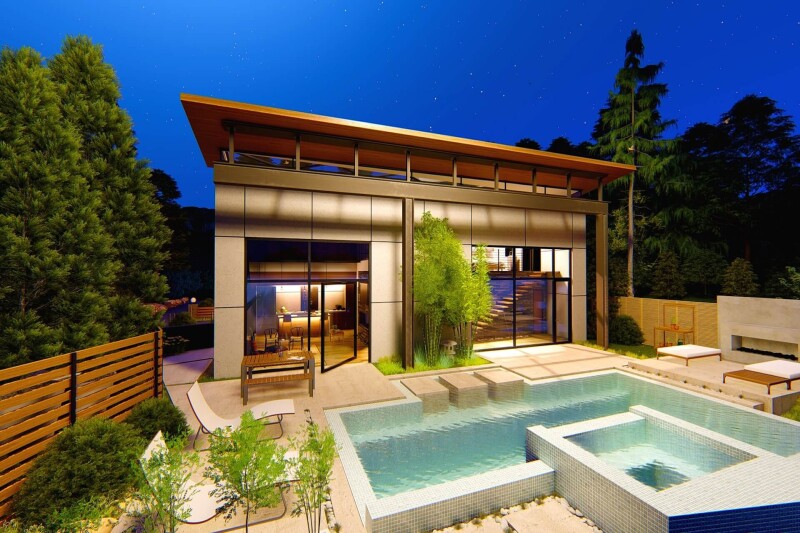 pool house