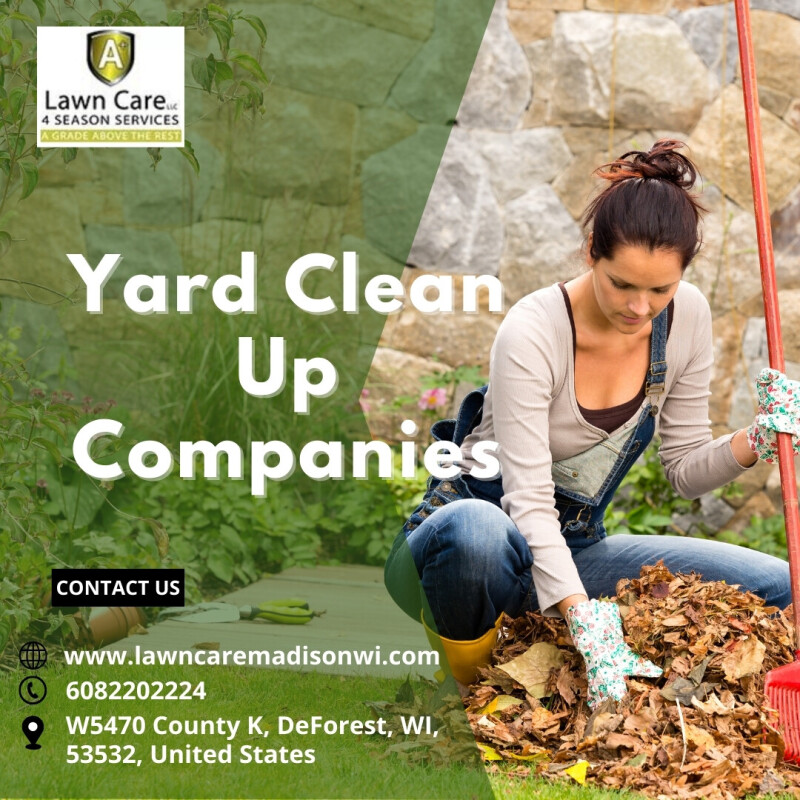 By selecting A+ Lawn Care for your yard clean up companies, you can be confident that your outdoor area will be transformed into a pristine retreat, ready to be enjoyed and admired by all. Count on A+ Lawn Care to enhance the attractiveness of your property and simplify the task of maintaining your yard.

https://lawncaremadisonwi.com/fall-cleanup/