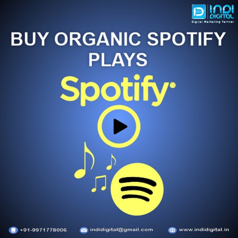 Buy organic Spotify plays