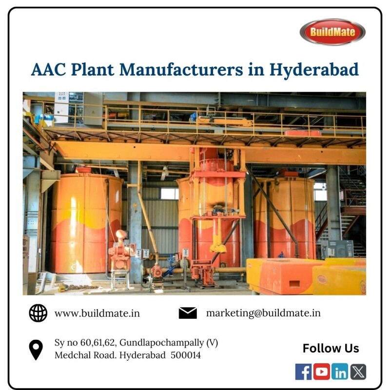 AAC Plant Manufacturers in Hyderabad