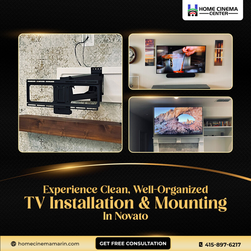 Find the fully customized experience for professional TV mounting in San Francisco services from Home Cinema Center. This Marin’s premiere home theater store comes with a licensed TV installation expert offering seamless experiences with exclusive TV or home theater mounting procedures. Visit:  https://www.homecinemamarin.com/tv-mounting-service/